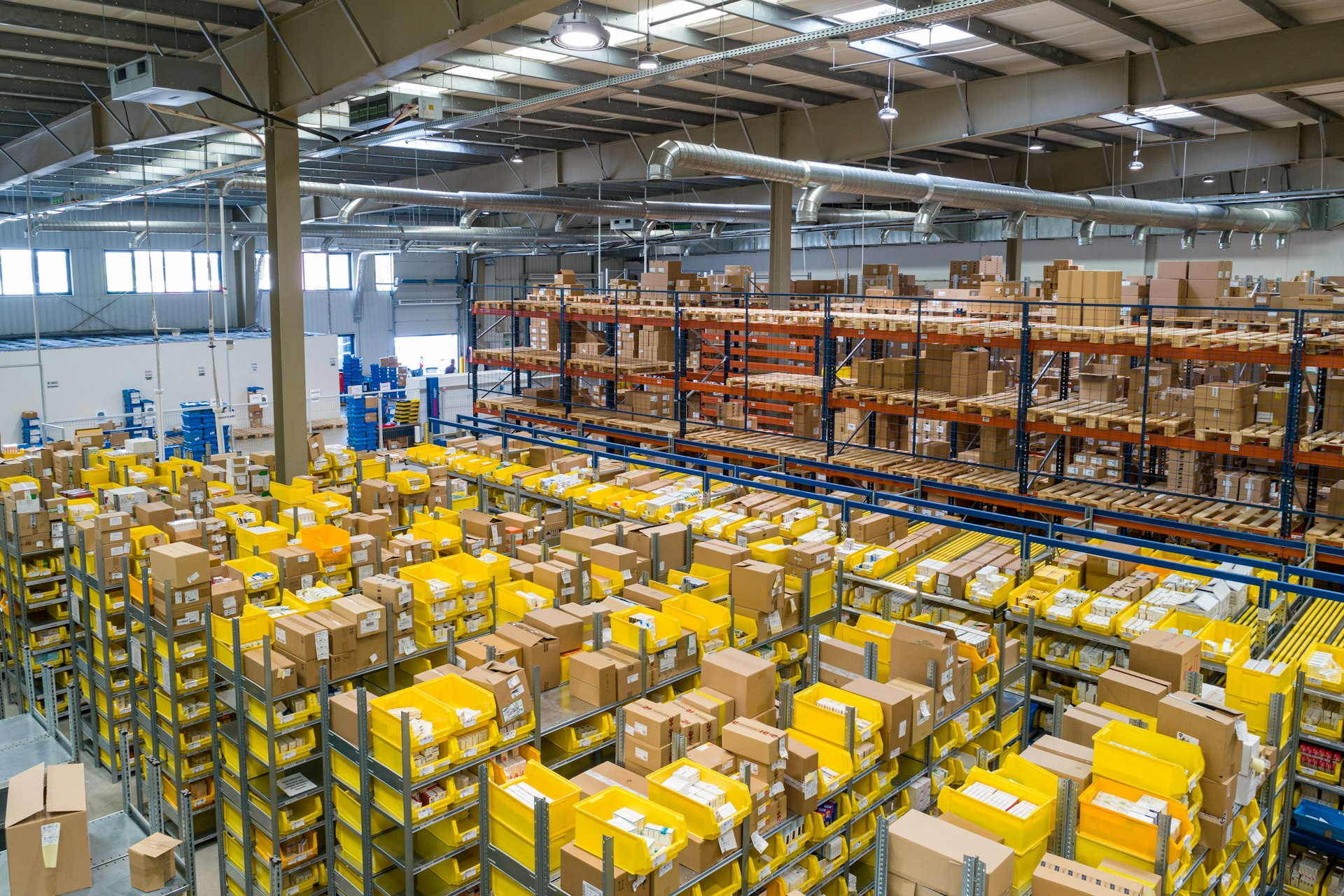 Modern container port and logistics operations
